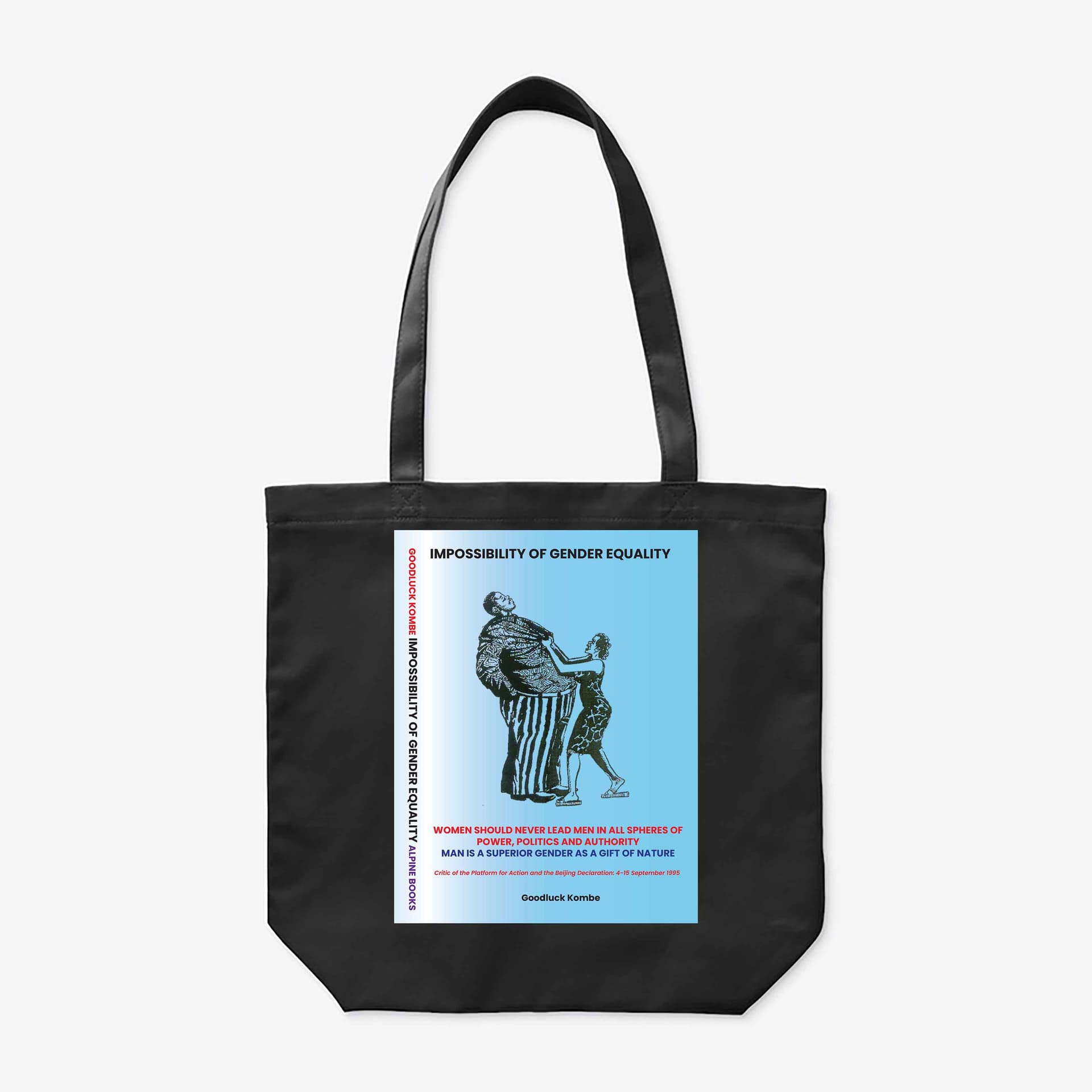 Cover Print College Bag — English
