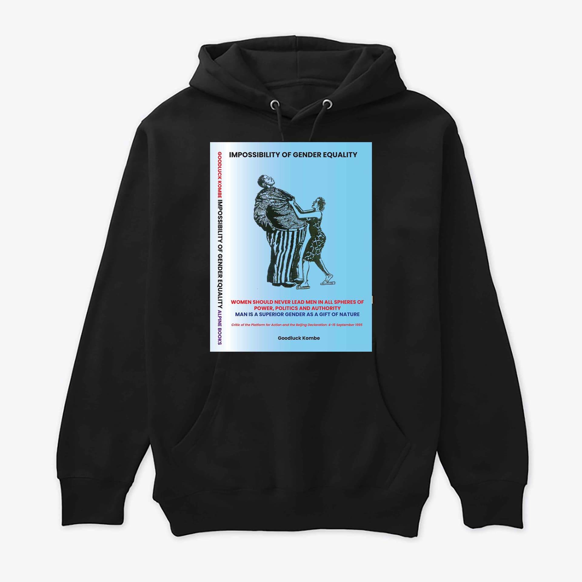 Cover Print Pullover Hoodie — Kiswahili